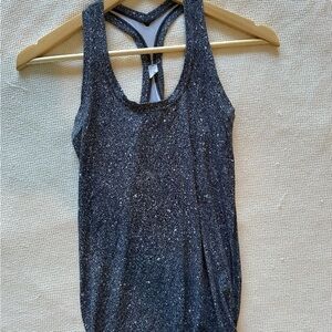 lululemon athletica Black Racerback Cool Tank Top